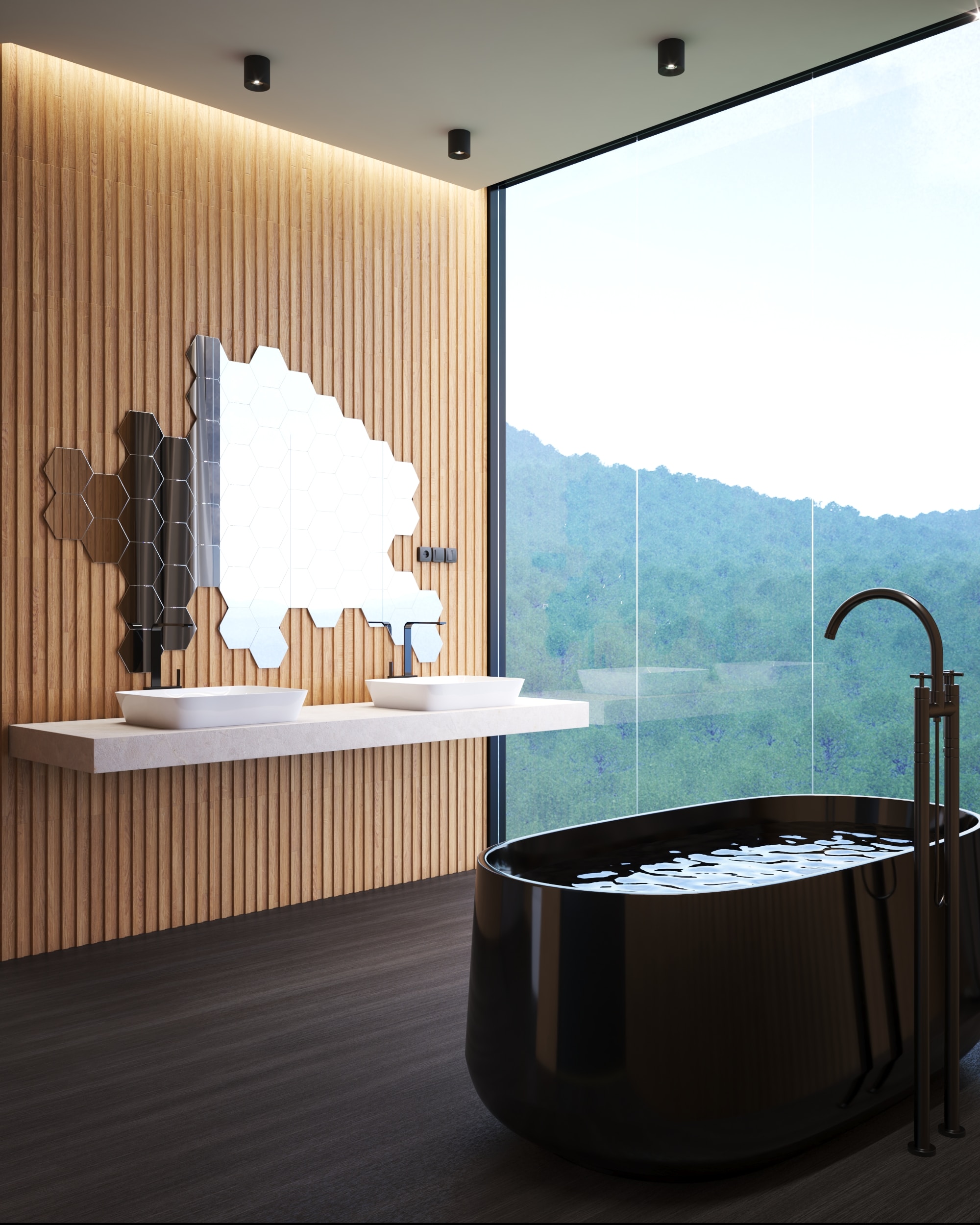 Contemporary Bathroom Style Aesthetic | Moreno Bath Floating Vanities