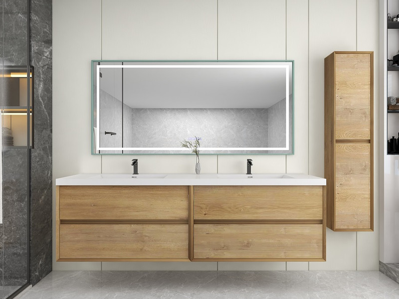 Kingdee 84" Vanity Collection | Moreno Bath | Solid Wood Vanity