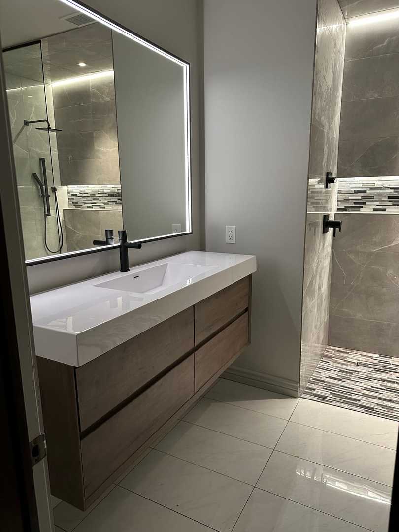 Max 60" Inch Single Sink Bathroom Vanity in Gray Oak | Moreno Bath Modern Floating Bathroom Vanities